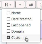 Custom sort